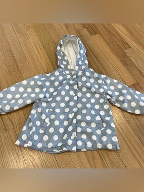 Zara Hooded Polka Dot Windbreaker